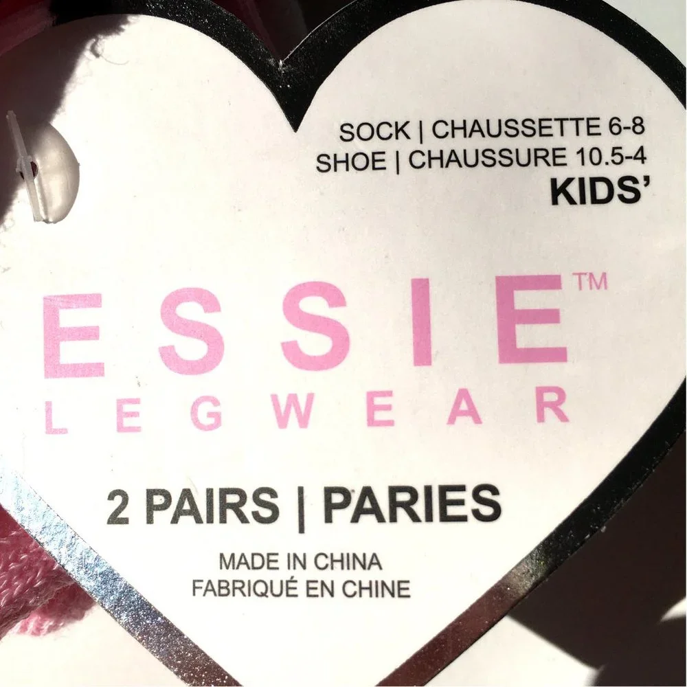KIDS Furry Fox Socks + Heart Socks